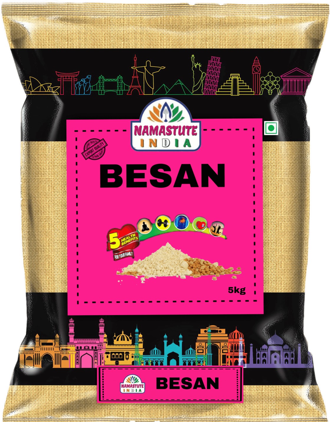 Refined and Powdered Besan with best quality.